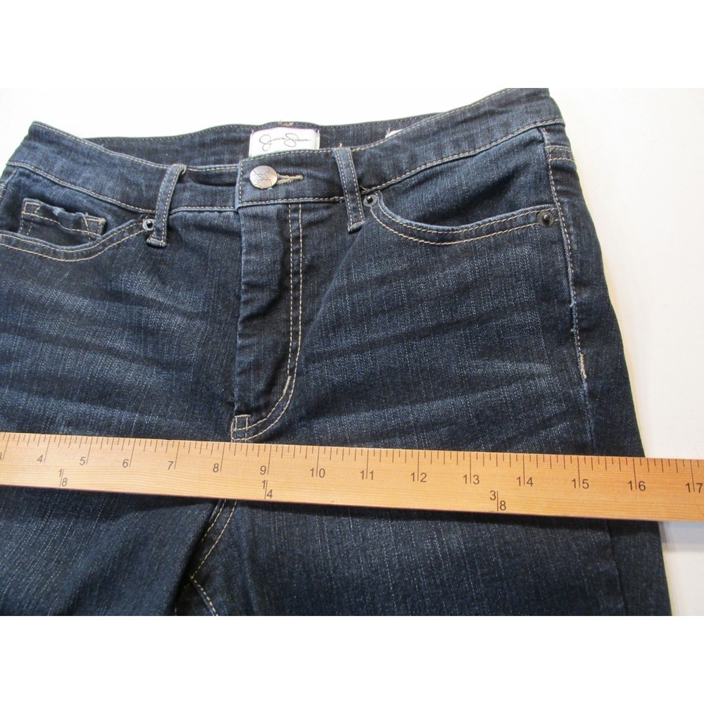 Jessica Simpson Adored High Rise Skinny Jeans Womens 4 Dark Blue CJJSB14573-RUM - Picture 10 of 15